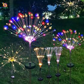 Firework Lights Christmas Outdoor Led Holiday Sky Starry Lights (Option: Cool white-90cm-2Modes)